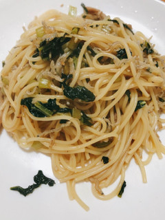 子どもも食べる小松菜とじゃこの和風パスタ-レシピのメイン写真