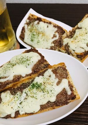 レバーパテのチーズトースト-レシピのメイン写真
