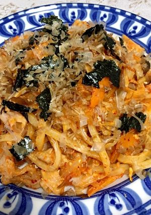簡単美味しい☆豚キムチ焼きうどん-レシピのメイン写真