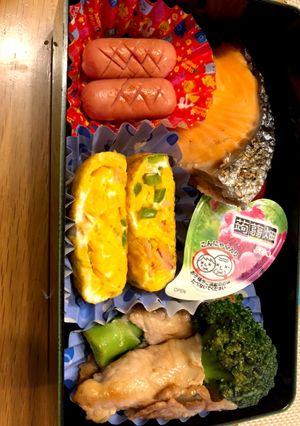 小学4年生塾弁 肉巻きブロッコリー-レシピのメイン写真