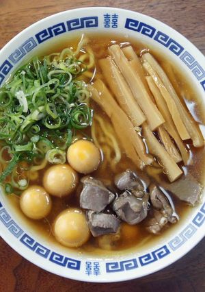 鶏もつラーメン-レシピのメイン写真