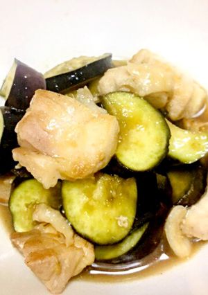 なすと鶏肉の手抜き煮びたし-レシピのメイン写真