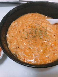 節約簡単☆オートミールキムチ粥-レシピのメイン写真