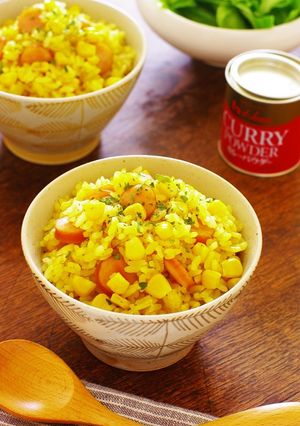 とうもろこしとソーセージの炊き込みご飯-レシピのメイン写真