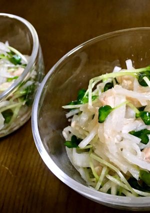 ごはんが進む！！W大根とツナのサラダ！-レシピのメイン写真