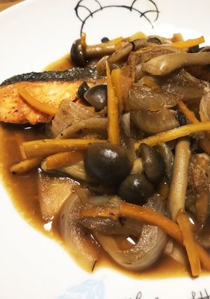 鮭の野菜あんかけ-レシピのメイン写真