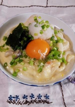 しょうが入り豆乳のあったかうどん-レシピのメイン写真