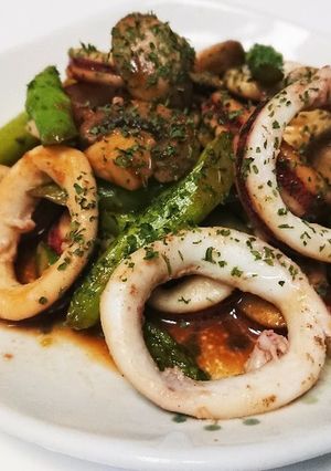 【男飯】イカのバター炒め【焦がし醤油】-レシピのメイン写真