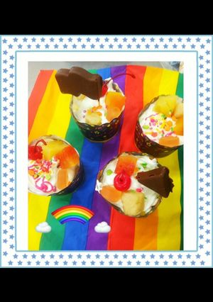 親子おやつ作り会カップcake☺️♥️-レシピのメイン写真