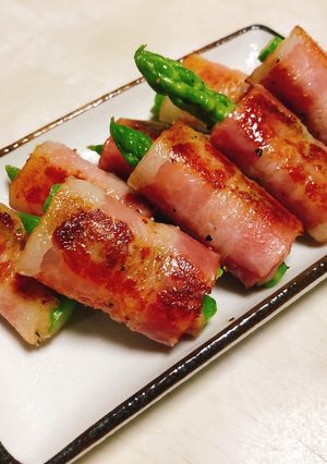 お弁当にようじ不要 アスパラベーコン巻-レシピのメイン写真