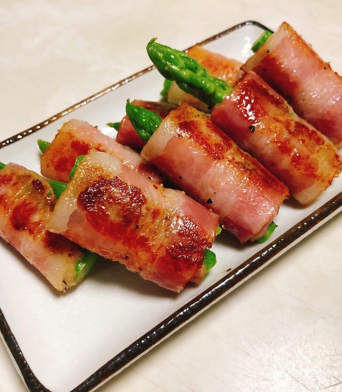 お弁当にようじ不要 アスパラベーコン巻-レシピのメイン写真