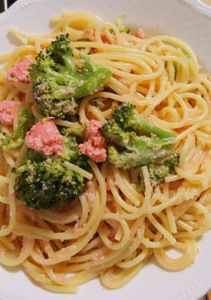 めんたいこ&ブロッコリーパスタ-レシピのメイン写真
