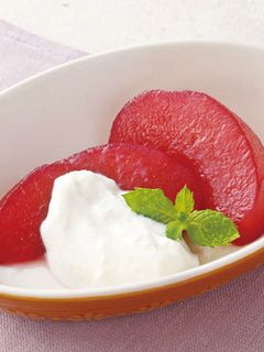 梨の赤ワイン煮-レシピのメイン写真