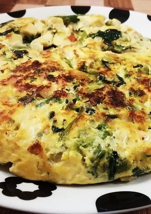 高野豆腐で糖質OFF☆スペイン風オムレツ-レシピのメイン写真