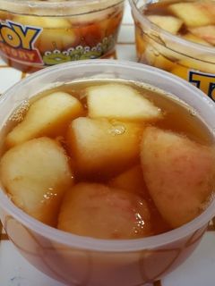 ピーチティーで桃ゼリー-レシピのメイン写真