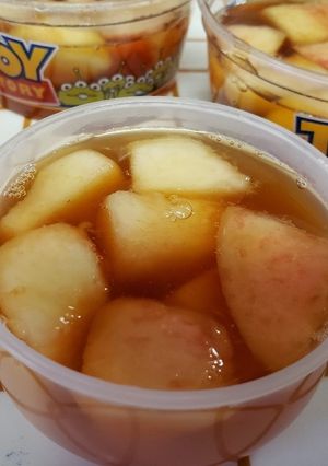 ピーチティーで桃ゼリー-レシピのメイン写真