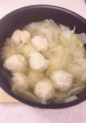 糖質制限 鶏団子鍋-レシピのメイン写真