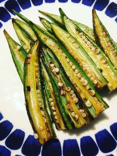 オクラのバター醤油炒め-レシピのメイン写真