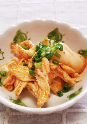 ☆サラダチキンとキムチのマヨネーズ和え☆-レシピのメイン写真