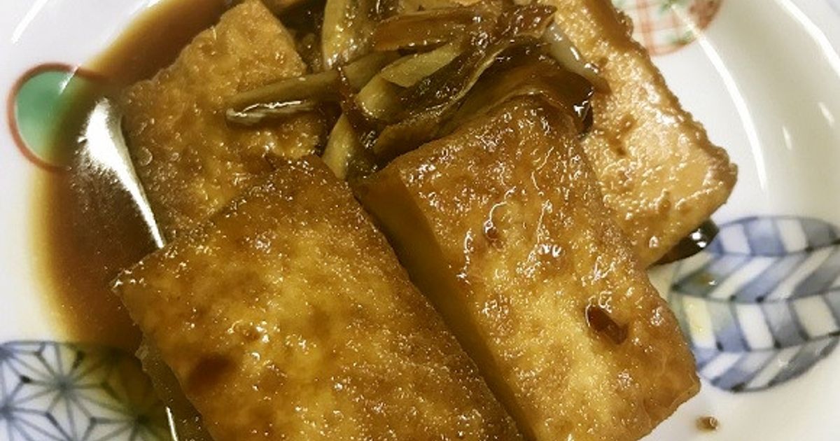 厚揚げの甘辛煮 簡単 安い ヘルシー by macs1959 【クックパッド