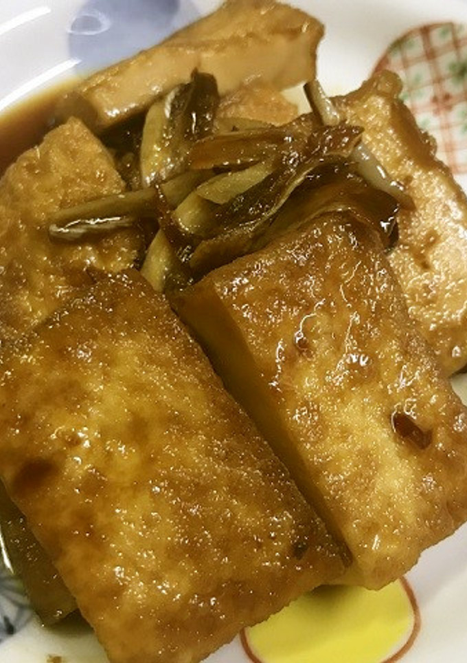 厚揚げの甘辛煮　簡単　安い　ヘルシー-レシピのメイン写真