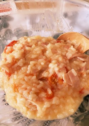 簡単！レンジでトマトリゾット-レシピのメイン写真
