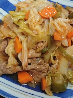 牛バラと豚汁肩ロースの野菜炒め-レシピのメイン写真