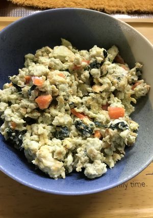 一歳児と食べる豆腐の野菜炒め-レシピのメイン写真