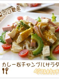 カレーなチャンプル*サラダ-レシピのメイン写真