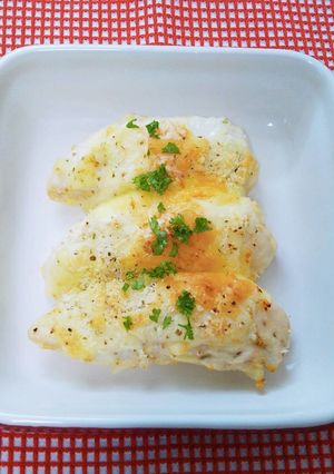 ノンフライ♪ササミチーズオーブン焼き-レシピのメイン写真