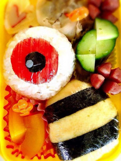 簡単キャラ弁当☆鬼太郎、目玉のおやじ-レシピのメイン写真