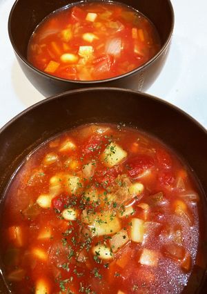 野菜嫌いの子どももぱくぱくミネストローネ-レシピのメイン写真