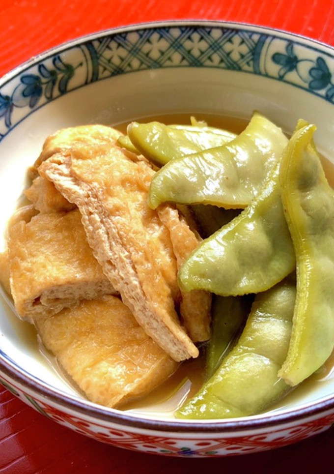 油揚げとつる豆の煮物-レシピのメイン写真