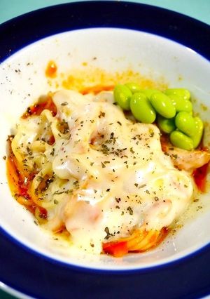 簡単！チーズナポリタン-レシピのメイン写真