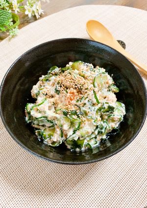 鮭のぶっかけ崩し豆腐ご飯♪フレークver-レシピのメイン写真