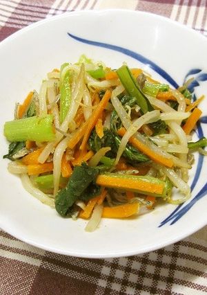 給食☆小松菜としらすのナムル-レシピのメイン写真