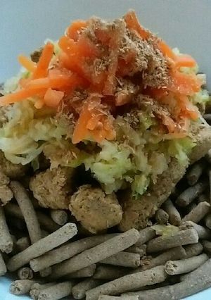 犬ご飯　長寿一番×青物三昧-レシピのメイン写真