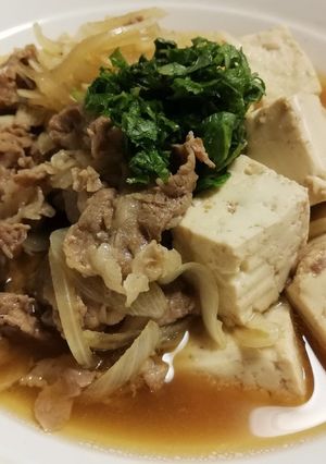 楽チン♪レンチン♪♪肉豆腐♪♪♪-レシピのメイン写真