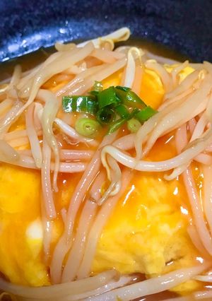 もやしあんかけ(天津飯?)-レシピのメイン写真