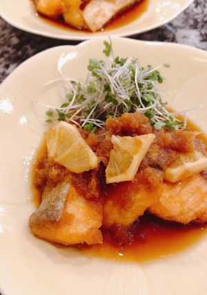 サーモンのおろしレモンマリネ-レシピのメイン写真