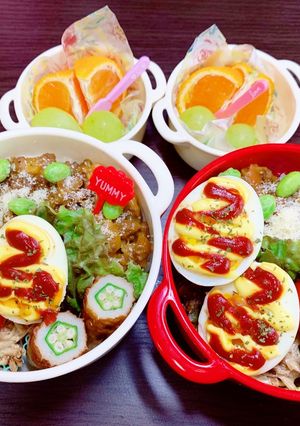 毎日のお弁当57となっちの学童弁当09-レシピのメイン写真