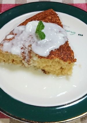 ＜HMを使った＞バナナヨーグルトケーキ♪-レシピのメイン写真