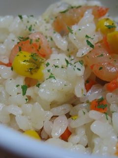 炊飯器におまかせ♪海老ピラフ-レシピのメイン写真