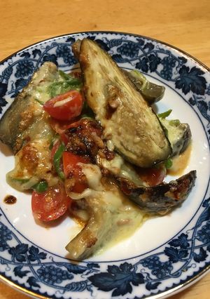 ナスのニンニク味噌チーズ焼き-レシピのメイン写真