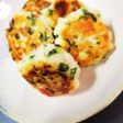 豆腐とはんぺんでふわふわ焼き