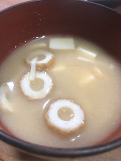 勝手にダシが出るちくわ味噌汁-レシピのメイン写真