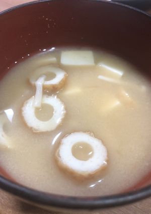 勝手にダシが出るちくわ味噌汁-レシピのメイン写真