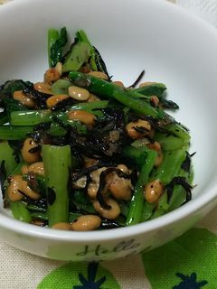 ひじき入り納豆和え-レシピのメイン写真