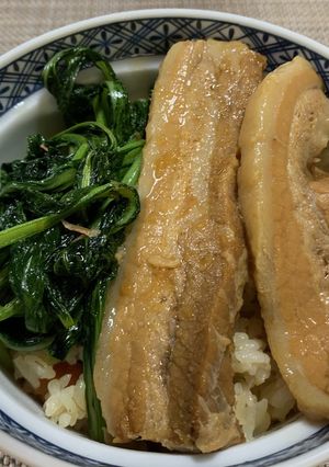 豚バラ鳥釜飯丼-レシピのメイン写真