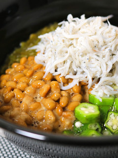 ヘルシーランチに♪栄養満点!ねばねば丼-レシピのメイン写真